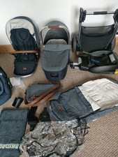 Mamas and Papas Ocarro Pram and Pushchair Bundle with Accessories