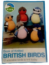RSPB book Of 12 Knitted