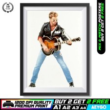 GEORGE MICHAEL WHAM Wall Art Picture Poster Print BUY 2 GET 2 FREE | A1 A2 A3 A4