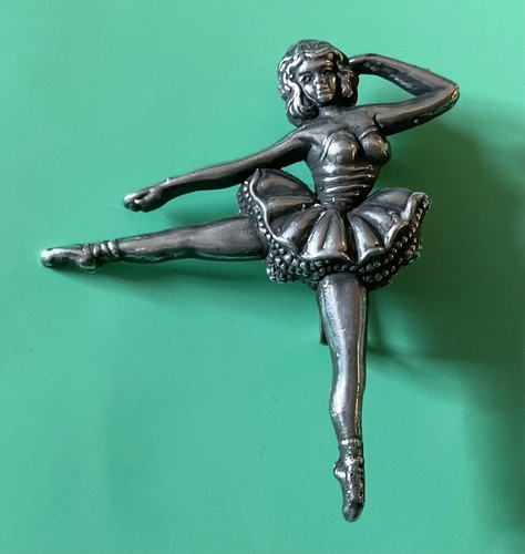 1950 white metal ballerina - white,