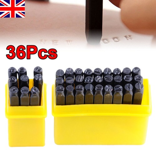 36pcs number letter metal - &,