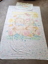 Vintage 1990s Andrew Brownsword Forever Friends Single Bed Set