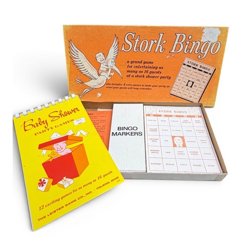 Vintage stork bingo - vintage,