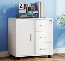 Mobile File Cabinet, 3-Drawer