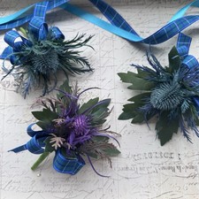Scottish Thistle Buttonhole
