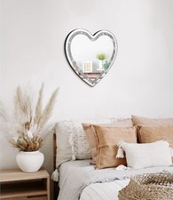 Large Heart Shaped Wall Mirror