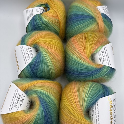 Papatya angora batik yarn - papatya,