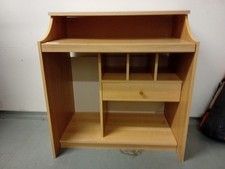 Small Computer Desk wi/ 1 Drawer Keyboard Tray Hutch Shelf PC Table Home Office