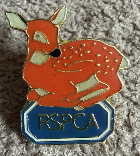 Rspca animal charity pin badge - rspca,