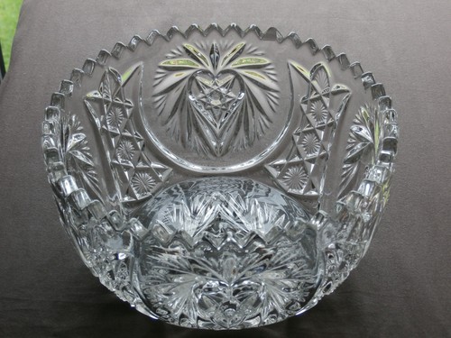 Vintage crystal pinwheel - crystal,