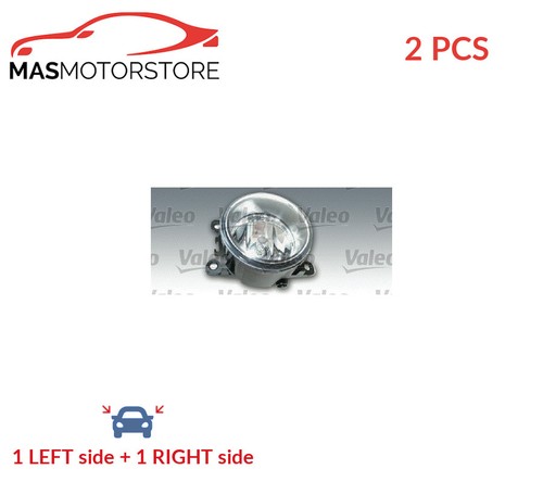Fog light lamp pair valeo - fog,