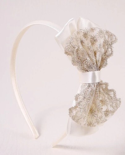 Elegant baby girls bow lace - bow,