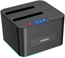 FIDECO Hard Drive Docking Station, USB3.0 SATA HDD Docking Station for 2.5 & 3.