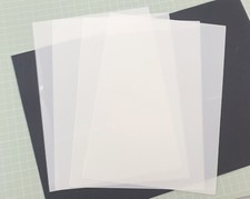 Mylar Stencil Sheets, A6 A5 A4 A3 - 125 / 190  Micron - Make reuseable stencils