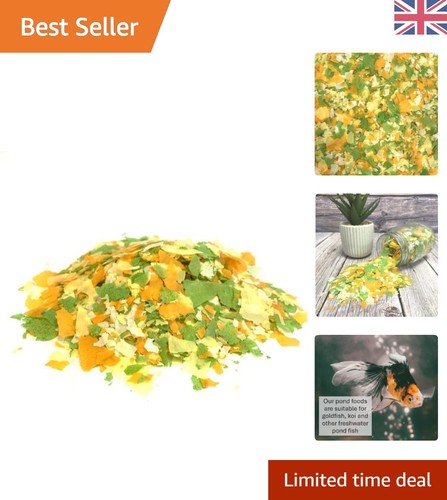 Quality pond fish flakes - fish, 50g