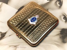 Royal Canadian Navy Sweetheart Vintage Powder Compact: Gwenda Makeup Mirror-0m