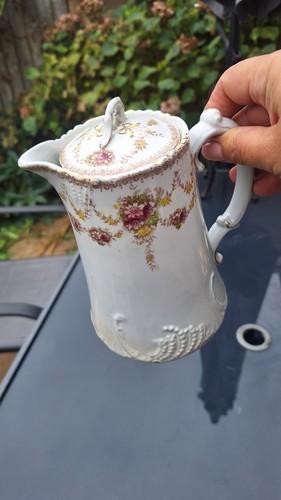 Antique porcelain chocolate - antique,