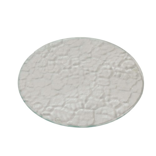 Aroma textured glass candle - textured,