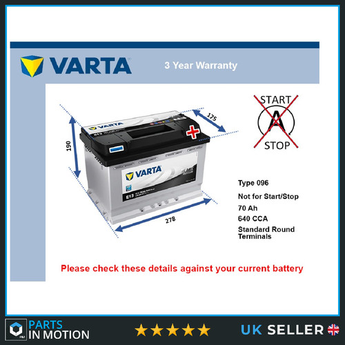 Battery fits ldv - maxus, convoy