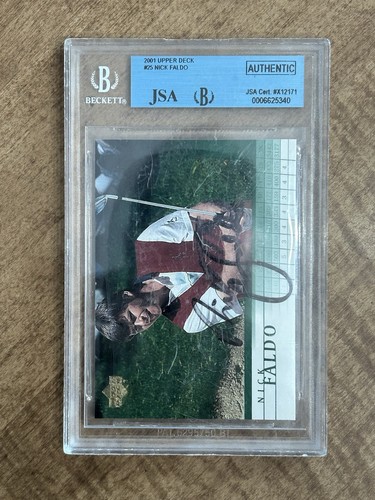 Nick faldo signed 2001 - faldo,