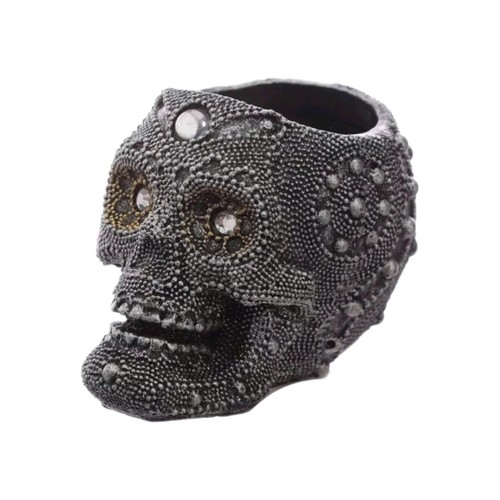 Skull shaped tea light candle - shaped,