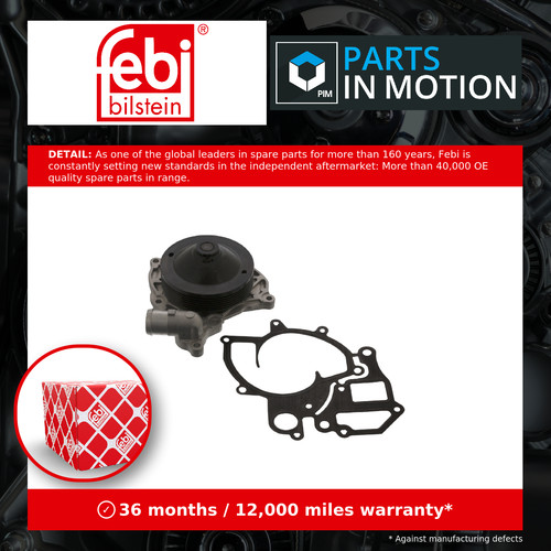Water pump fits porsche - pump,