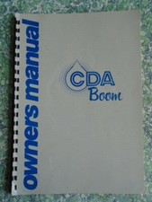 CDA Boom Sprayer Owners Instruction Manual & Parts List 9419F
