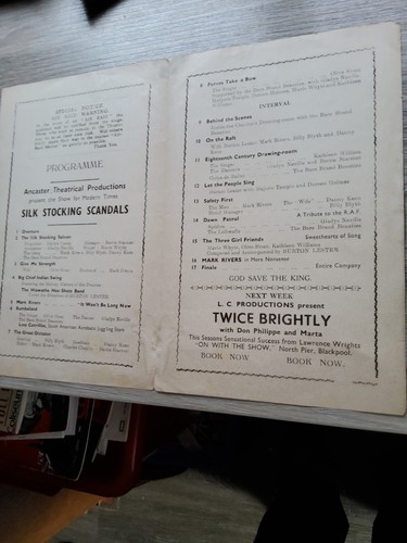 Variety theatre programme - variety,