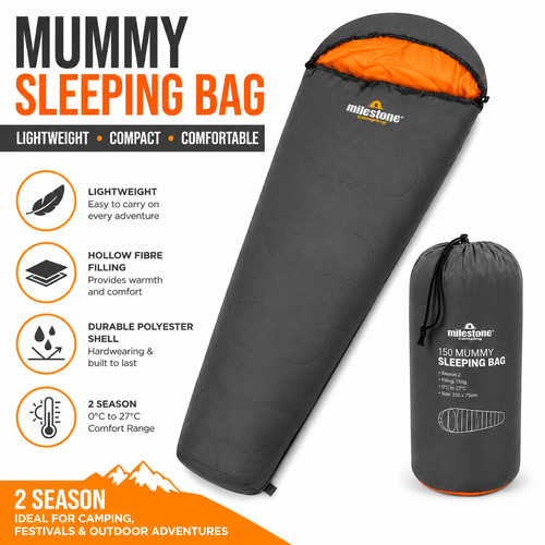 Sleeping bag camping mummy - sleeping,