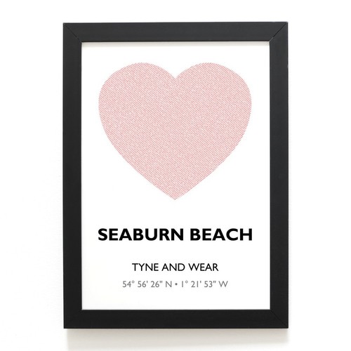 Print seaburn beach tyne - beach,,