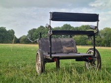 Two-Wheeled Pony / Horse Driving Cart Gig Lot 1