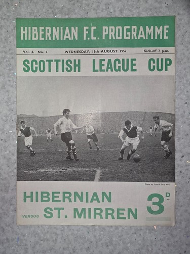 Hibernian mirren 1952 - hibernian,