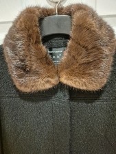Black 100% Alpaca Coat with