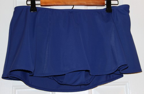 Blue swim bathing bottom skirt - swim,