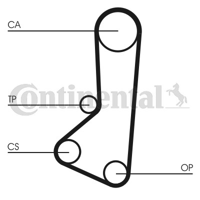 Timing belt for mitsubishi - for,