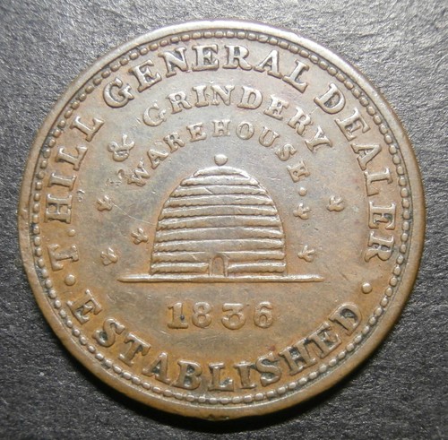 Farthing token hill dealer - farthing, &