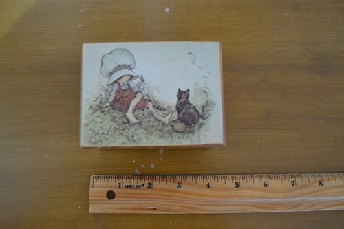 Vintage holly hobbie trinket - hobbie,