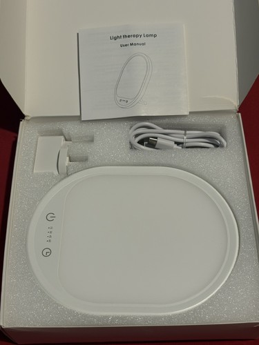 White sad light therapy lamp - light,