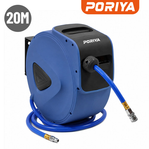 20m retractable air hose - 20m, reel