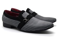 Mens Slip On Formal Casual Loafers Smart Wedding Office Italian Dress Work Shoes