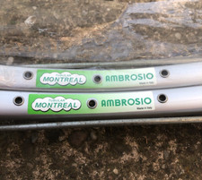 NEW OLD STOCK PAIR  AMBROSIO MONTREAL TUBULAR SPRINT RIMS,700C,36 HOLE