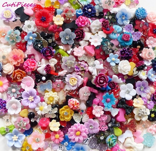 100pcs nail art flowers - 50/100pcs, 3d