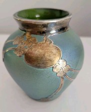  Irridescent Silver Overlay