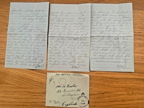 Ww2 casualty letter home - ww2,