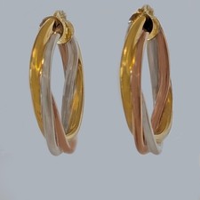 Vintage 9ct Gold Tri Colour