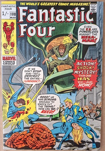 Fantastic four 108 fn vfn - fantastic,