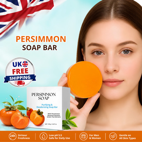 Persimmon soap bar for body - persimmon,