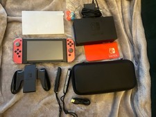 Nintendo Switch Red Mario Edition Bundle