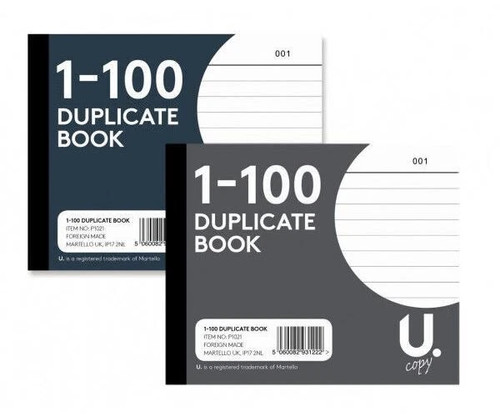 Duplicate book 1 100 - x, 1-100