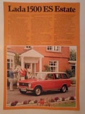 LADA 1500 ES ESTATE orig 1977 1978 UK Mkt Sales Leaflet Brochure
